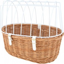 Hundekorb vorn mit Drahtkuppel