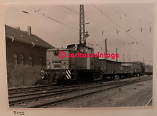 Diesellok 106 378-3 Leipzig-Schönefeld 1974 I historisches Eisenbahn Foto