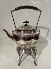 Teekanne mit stövchen silber - mit,