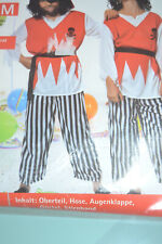 Piratenkostüm,Junge/Mädchen,Gr.M,7-10 Jahre,5 tlg.Karnevalsverkleidung,OVP
