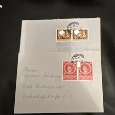 DR 2x Briefe MeF - München