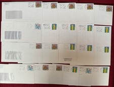 BRD 21 Ganzsachen mit MW "... Frankiermaschine ... fit für den Euro?"