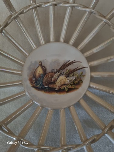 Porzellan schale mit jagdmotiv - porzellan,