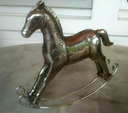 Vintage deko schaukelpferd - vintage,