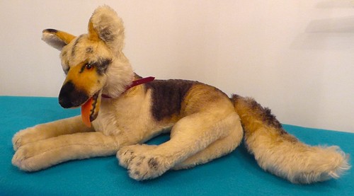 Steiff schäferhund arco aus - schÄferhund, "arco"