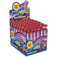 (25,35€/1kg) Chupa Chups Melody Pops Lutscher, Pfeifen, Lolly 48 Stk