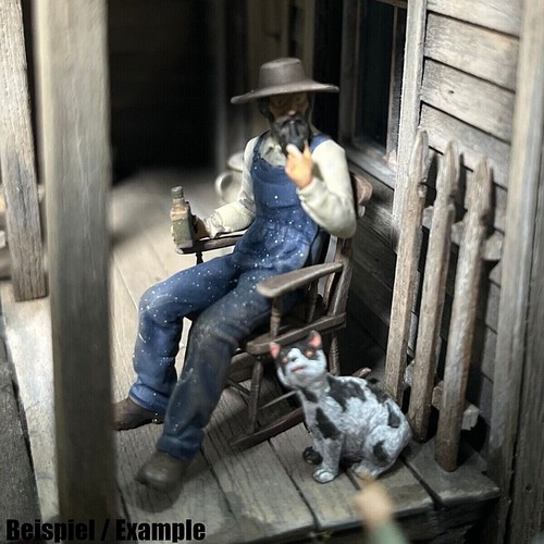 Farmer mit schaukelstuhl - mit,