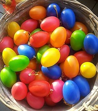 24 x  Kunterbunte bunte 6cm