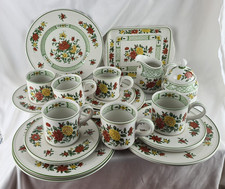 21tlg. Porzellan Kaffeeservice Villeroy & Boch Summerday für 6 Personen