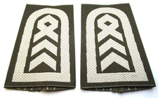 Rangabzeichen Heer Oberstabsfeldwebel weiß Schulterklappen Aufschiebeschlaufen