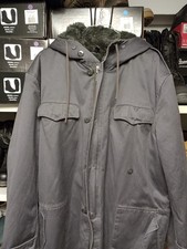 Bundeswehr THW  Parka grau, guter Zustand mit ausknüpfbarem Fell-Futter,Größe 54