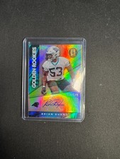 Brian Burns - Golden Rookie Auto 099/199 - 2019 Panini Gold - Carolina Panthers