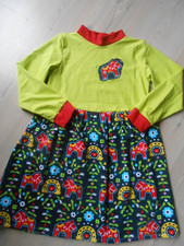 Jersey-Dreh Kleid Gr. 128-134