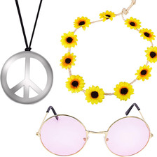 3pcs hippie accessoires set - hippie,