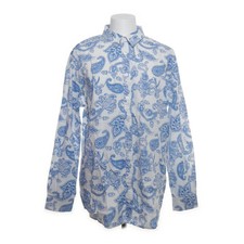 BPC Selection, Hemd, Größe: 43/44, Blau/Weiß/Mehrfarbig, Baumwolle, Paisley -xto