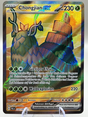 Pokemon karte chongjian ex - pokemon, karte: