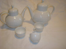 Arzberg Löffelhardt weiß Golfball Kanne Teller Tasse etc versch Teile z. Auswahl