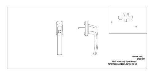 Maco fenstergriff harmony mit - maco,