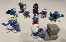 9x Schlümpfe Schleich