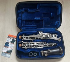 Oboe Rigoutat- überholt- Silikon Polster- neue Etui