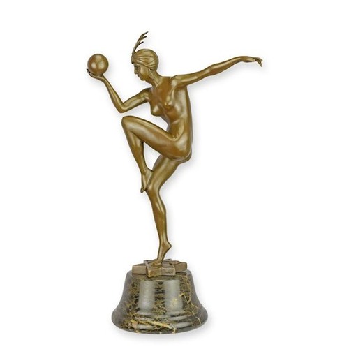 Bronzefigur unbekleidete