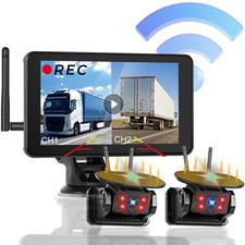 2x Solar Rückfahrkamera