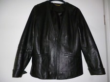 Lederjacke schwarz,Gr.36