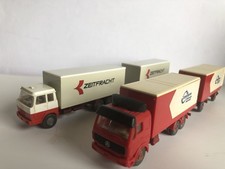 Wiking HO 1:87  2 Stück Hanomag Henschel Zeitfracht Mercedes Benz Confern