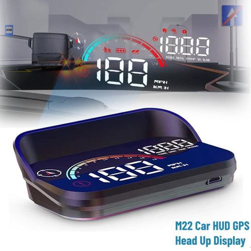 Car head display gps tacho - up,