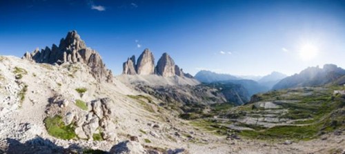 Wandbild panoramablick auf - wandbild:,