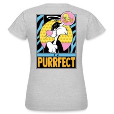 Looney Tunes Kater Sylvester I'm Purrfect Perfekt Frauen T-Shirt