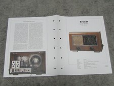 Schaltplan für Röhrenradio Radio Brandt Jubilar 40WK von 1939 Rundfunkmuseum