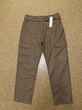 Neue Damen Leder Imitat Cargo