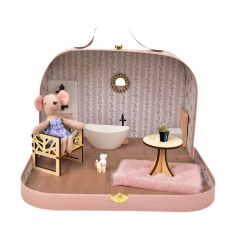 Puppenhaus badezimmer set - badezimmer,