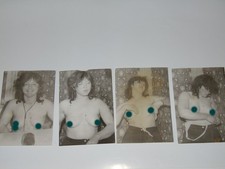 4 x Vintage S/W Foto 15 x 10,5 cm - DDR 1970er - gleiche Frau Kunst Aktfotos