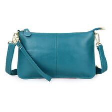 Damen-Clutch Aus Echtem Leder