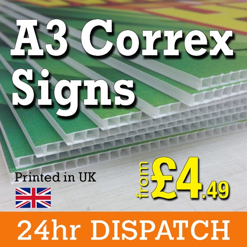 Correx schilder bedruckte - -,