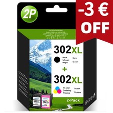 1-2 DRUCKERPATRONEN HP 302 Für HP 302 XL OfficeJet 3634 3636 3630 3831 3833 3835