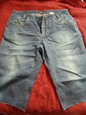 * Coole blaue Jeans 1/2 Hose