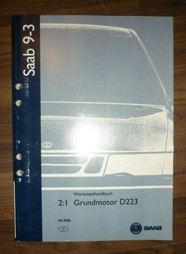 Saab werkstatthandbuch 3 - saab, 9-3