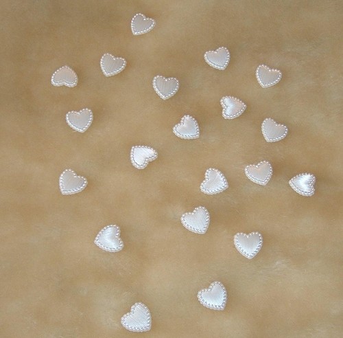20x herz herzen creme - ,