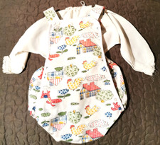 süsses altes Puppenoutfit  Spielhose  m. Bluse f. große Käthe Kruse Puppe o.a.