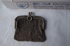 alte antike Kettentasche Handtasche Geldbeutel Beutel