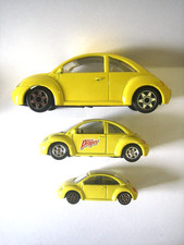 VW Käfer New Beetle gelb burago 1:43 + Welly Meister Proper + Joycity Konvolut
