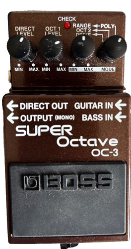 Boss super octave pedal - oc-3,