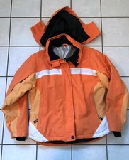 Warme Orange Skijacke von Vittorio Rossi in Größe 152 mit Kapuze