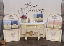 Puppenhaus 1:12 Miniatur # 1 Pack Bettwäsche # Laden oder Schlafzimmer