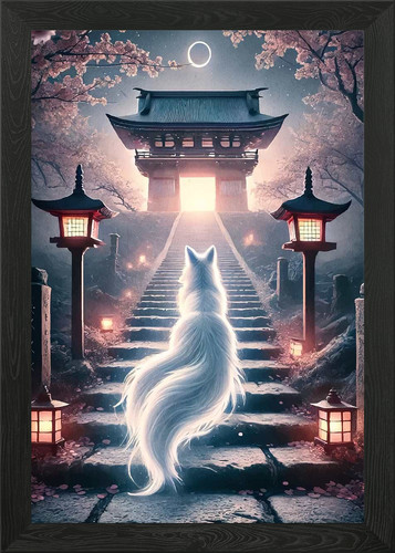Fuchs japanische landschaft - fuchs,