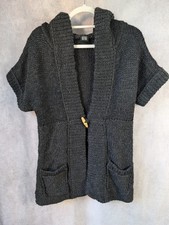 Dicke Strickweste Cardigan mit
