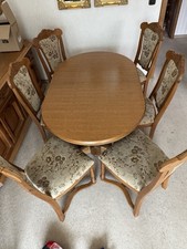 Esstisch Mit 6 Stühlen Und Sideboard